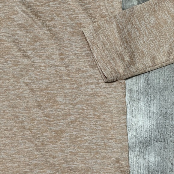 Men’s MYANM Vogue Brand Large Henley Long Sleeve T-Shirt Top Tee Gold Stretch - Picture 6 of 10